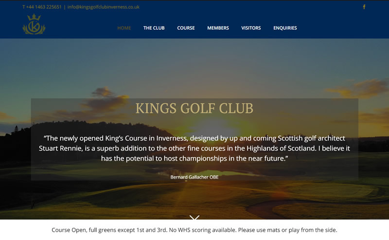 Kings Golf Club Inverness